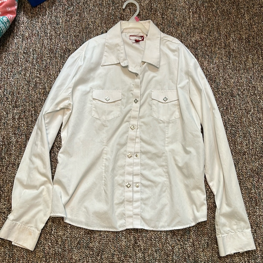 White Western/Rodeo Shirt